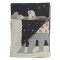 Плед из хлопка с новогодним рисунком polar bear из коллекции new year essential, 130х180 см