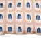 Комплект постельного белья двуспальный из сатина бежево-розового цвета с принтом blossom time из коллекции cuts&pieces