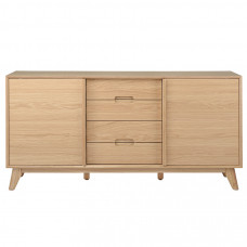 Комод unique furniture, rho, 3 секции, 160х45х80,1 см