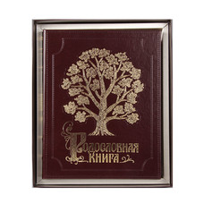 Родословная книга Изысканная(ЭКО-КОЖА)  бумвинил с накладкой